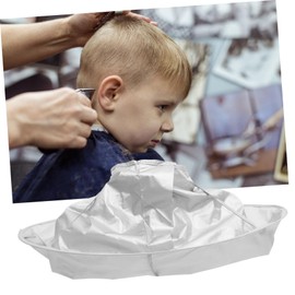 Beavorty Umbrella Shaped Haircut Cape for Boy Girl Easy to Clean Hairdressing Cloak Breathable Design for Home Salon Use for Hair Cutting Perming