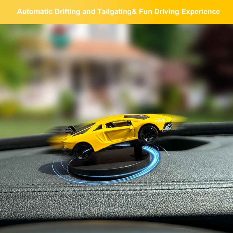 COGEEK Car Drifting Spin Dashboard Decoration, Sports Car Model That