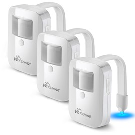 Witshine Toilet Light Motion Sensor Activated 3Pack, Rechargeable Color Changing LED Night Lights Inside Toilet Bowl, Cool Gadgets for Bathroom Accessories, Unique Stuff for Men and Kids Birthday