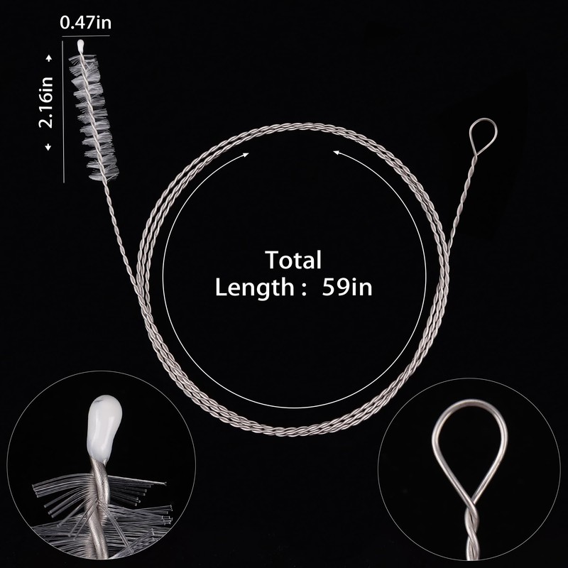 Flexible Drain Brush-Extra Long Pipe Inner Nylon Cleaner Tool for