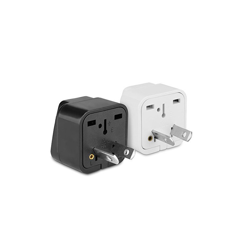 BoxWave Universal to Australian Outlet Plug Adapter - Black, Plug