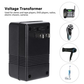 FEBT Voltage Transformer, PC 2 Way Power Converter AC 100v-120v to 220v-240v Multifunction for Small Appliances for Travel