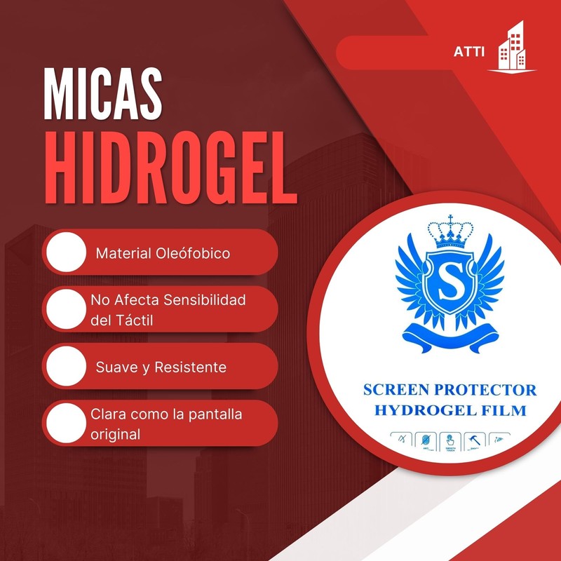 2 Piezas Mica Protectora antigolpes de Hidrogel para Oppo A40