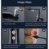 Water Powered Ear Cleaner IPX7 Waterproof 4 Cleaning Modes Portable