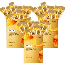 60 Mini Mascarillas Capilares (10 Ml Cada Una): Tamaño De Viaje Para Cabello Seco, Dañado Y Encrespado. Contiene Suero Nutritivo Para Todo Tipo De Cabello. Perfectas Para Agradecimientos Y