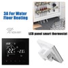 Digital Thermostat Room Thermostat, LED Display Touchscreen Thermostat Controller, Weekly