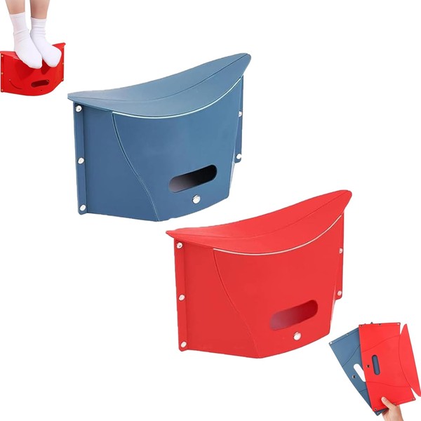 2 PCS Airplane Foot Rest, Folding Stool, Folding Foot Rest,