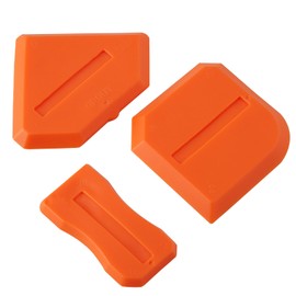 ZZRANYE Orange Caulking Tool Kit 3PCS, Silicone Finishing Tool Set with Multi-Edges for Sealing Grout, Caulk Smoothing & DIY Crafts, Reusable Caulk Remover Tools Sealant Finishing Grout Scraper