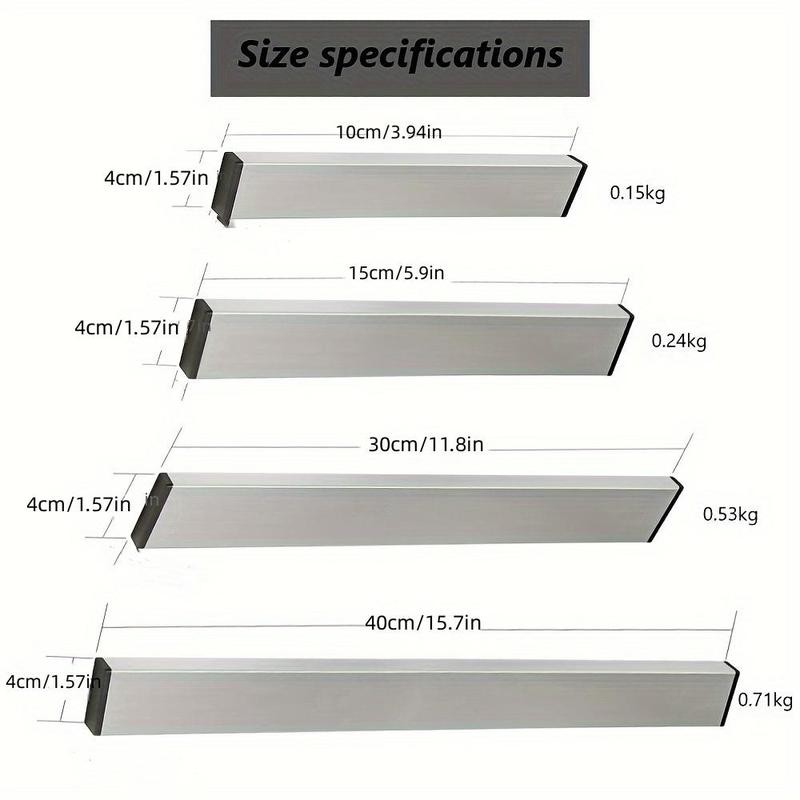 Magnetic Knife Holder, 1 Count Non-slip Double Sided Knife Rack,