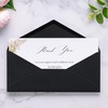 50 Pack #10 Business Envelopes, Black 4.13 x 9.49'' Envelopes