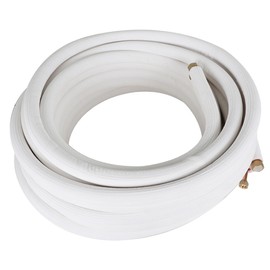 Thomletha 1Pcs 3/8 Inch and 5/8 Inch Air Conditioning Cooling Connection Tube 50FT Mini Split Line Set Fit for Mini Split Air Conditioner