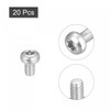 sourcing map 20 x M2.5 x 4 mm Torx Screw