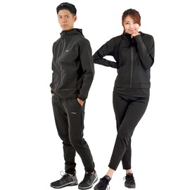 Village Variety Sauna Suit, Men's, Women's, Included Manual (English language not guaranteed), Supervised by Certified Diet Instructor, Cycle Jersey, Washable, Running Wear, Top and Bottom Set