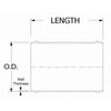 HPS AJ300-400 6061 T6 Aluminum Joiner Tubing with Bead Roll,