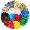 Basic Parts - Juego de 700 bloques de azulejos de
