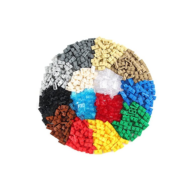 Basic Parts - Juego de 700 bloques de azulejos de
