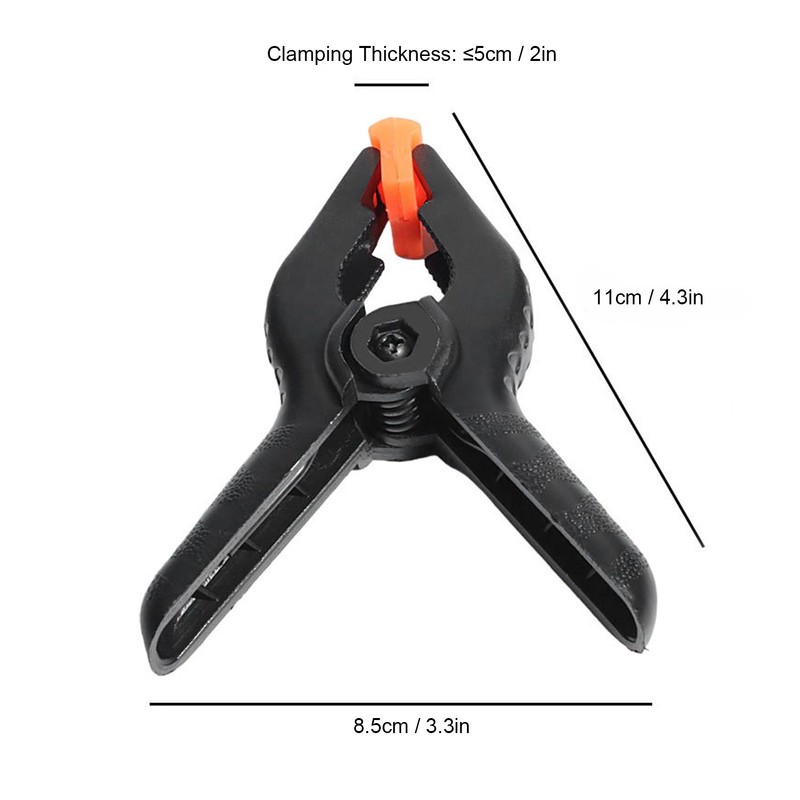 10Pcs 4.5 Inch Spring Clamps Heavy Duty Background Clamp for