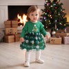Toddler Baby Girl Clothes Christmas Dress Sequin Santa Claus Crew