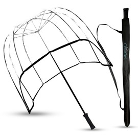 CloudTen Clear Dome Shaped Bubble Sports Umbrella | Premium Stadium Umbrella for Outdoor Sporting Events | Transparent Design for Unobstructed View | Durable and Stylish