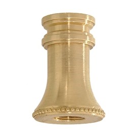 B&P Lamp® 1 1/4 Inch Ht., Turned Brass Neck, Slips 1/8 IP