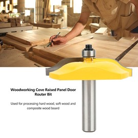 Raised Panel Router Bits ,Shank Raised Panel Router Bit 1/2 Inch Shank Woodworking Raised Panel Router Bit Door Cutter Wood Router Cutter for Wood Door Cove