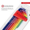 PB SWISS TOOLS 212LH-10RBCN Long Rainbow Wrench Set with Ball