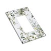 Sage Green Eucalyptus Leaves 1 Gang Single Rocker Decorative Light