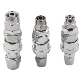LBY Air Hose Fittings Quick Coupler C-Type Air Compressor Pneumatic Connector SP 20/3040 PP 20/30/40 Combination Pack of 6