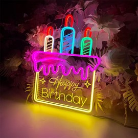 Ulalaza LED Neon Sign Night Light for Wall Party Décor Bedroom Room Bar Wedding Home Birthday Art Decoration Christmas with USB Chain Light modulator 5v 16.5''*9.1''