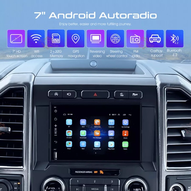 Unbranded For 2005-2009 Ford Mustang Apple Carplay Car Radio Android