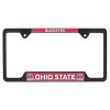 Ohio State Buckeyes Black Metal License Plate Frame