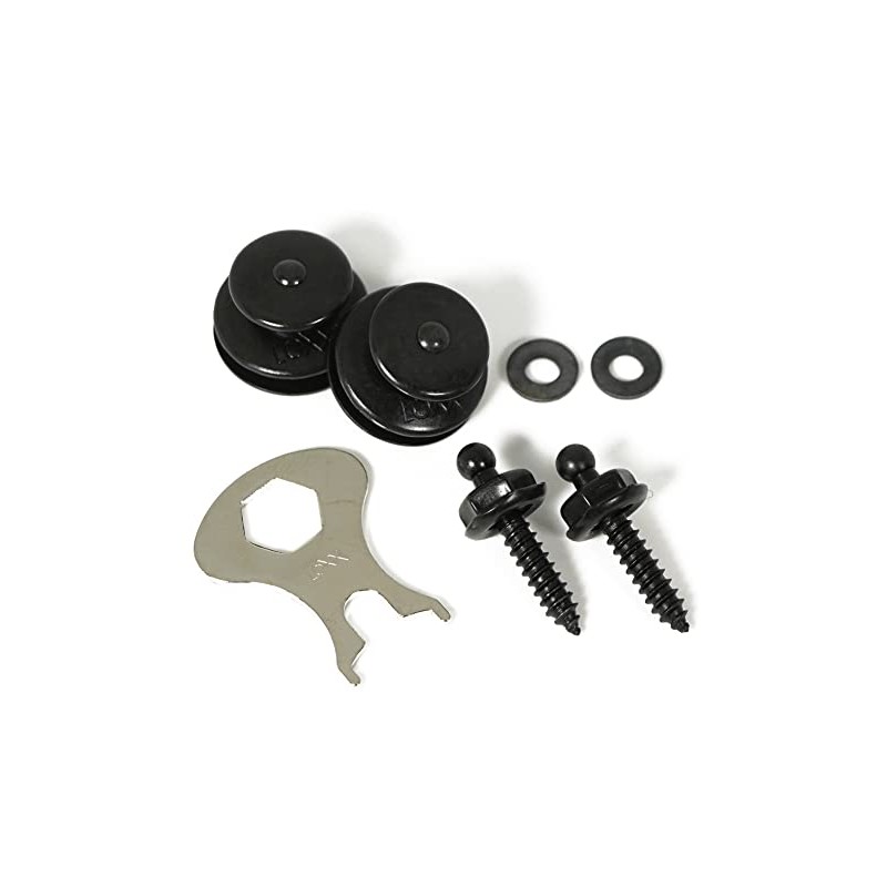 LOXX LOXX Music Box Standard Black Chrome Strap Lock