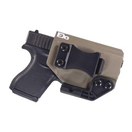 FDO Industries IWB Kydex Holster Compatible with Glock 43/43x -The Paladin Series -Made in USA- (Flat Dark Earth)