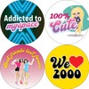 Creanoso 2000’s Girls Stickers (5-Sheet) – Sticker Card Giveaways for