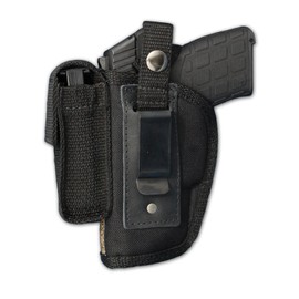 Barsony Gun Concealment Belt Holster with Magazine Pouch for KAHR CW 9MM 40 45 Right
