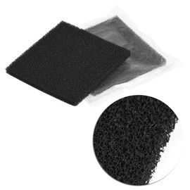 Uadme Activated Carbon Filters, 10pcs 13cm x 13cm Soldering Smoke Absorber, Compost Bin Carbon Odour Filter, Cat Litter Box Charcoal Filters for Filtering Harmful Gases, Stink, Odors