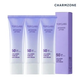 Charmzone [Charmzone] Top Class Advanced Lifting SPF 50+ PA++++ Collagen Tone-Up Sun Cream (3) / [참존] 탑클래스 어드밴스드 리프팅 SPF 50+ PA++++ 콜라겐 톤업 선크림 3개