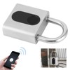 Smart Padlock Fingerprint Bluetooth APP Lock IP65 Waterproof AntiTheft for