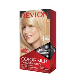 Revlon ColorSilk Beautiful Permanent Color, Ultra Light Natural Blonde 04 1 Each (Pack of 4)