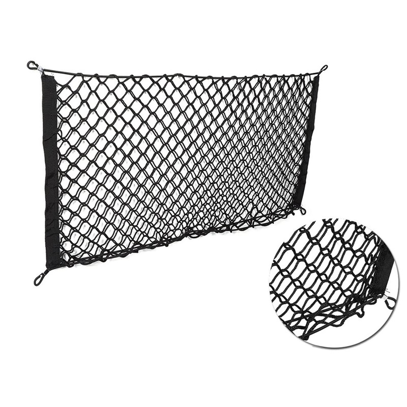Cargo Net, 100 x 40CM Car Boot Net Adjustable Elastic
