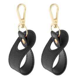 QUARKZMAN Pack of 2 Hat Clip for Travel on Bags, Handsfree Pocket Backpack Hat Holder Accessories for Hanging on Handbags, Shopping Bags, Luggage, Black