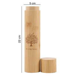 Eco Bomboo Scattering Urn – Biodegradable Scattering Tube for Ashes - Small Cremation Urn for Adult Ashes (4)