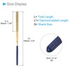 CoCud Diamond Coated Needle File, 3 mm Shaft 140 mm