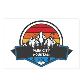CafePress Park City Mountain Resort Park City Utah Postcards (Package of 8), 6"x4" Printed Note Card