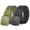 Aomig Work Belt Men's Adjustable Nylon Fabric Belt Business Belt