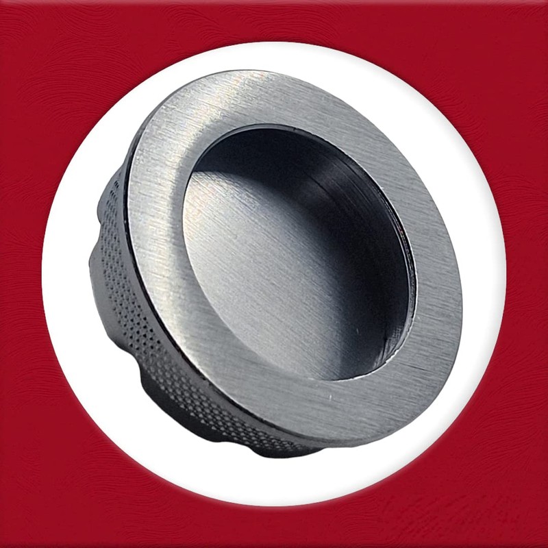 Universal Hardware Finger Pulls Handle Recessed Edge Flush Fitting Pocket