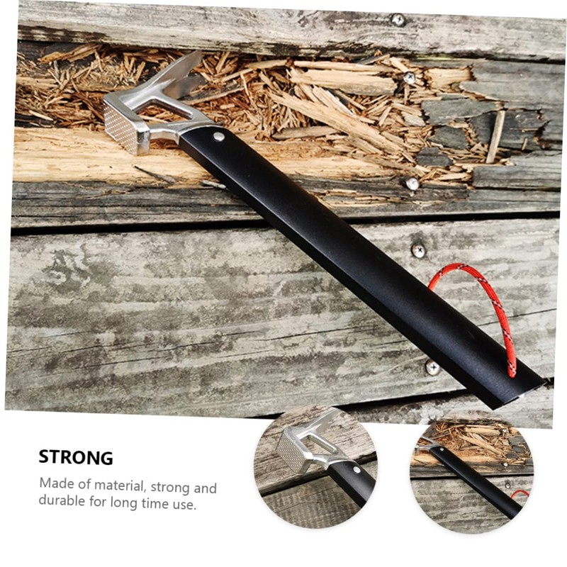 WOONEKY Outdoor Camping Hammer Portable Metal Nail Puller with Aluminum