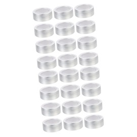 Baluue 2sets Aluminum Tin Jars 25ml Leak-proof for Beauty Containers Nail Supplies Travel Jars 12pcs*2