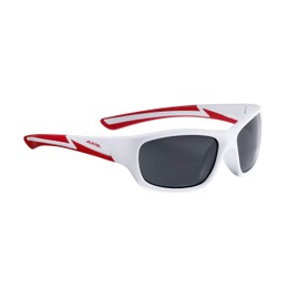 Alpina Flexxy Youth Children's Sport Sunglasses, white