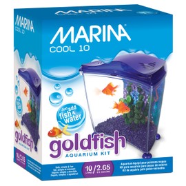 Marina Cool Goldfish Kit, Purple, Medium/2.65-Gallon